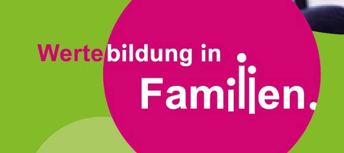 Banner: Wertebildung in Familien