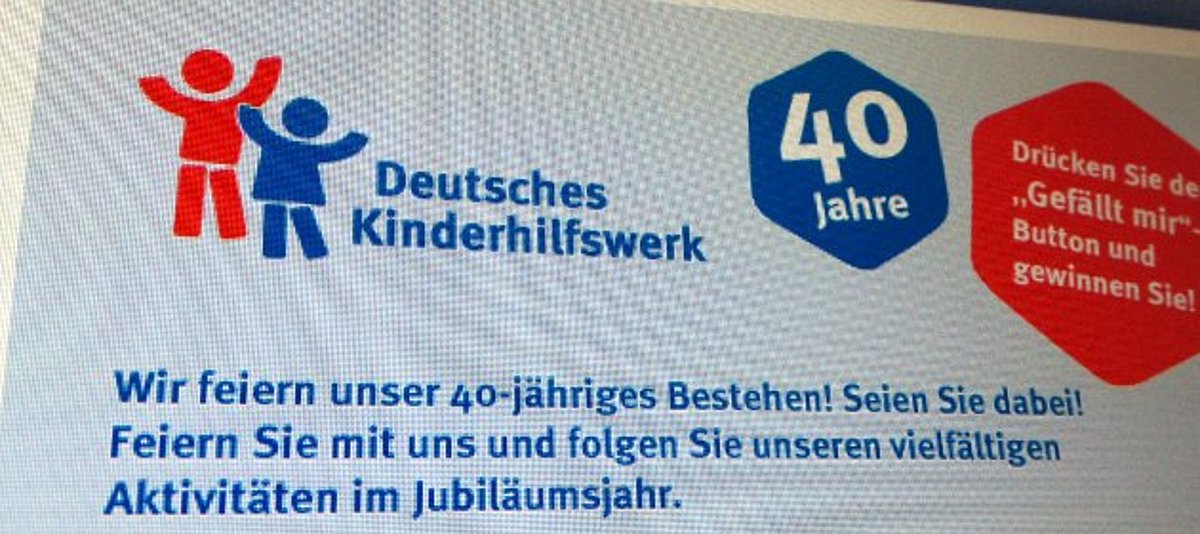 40 Jahre Deutsches Kinderhilfswerk