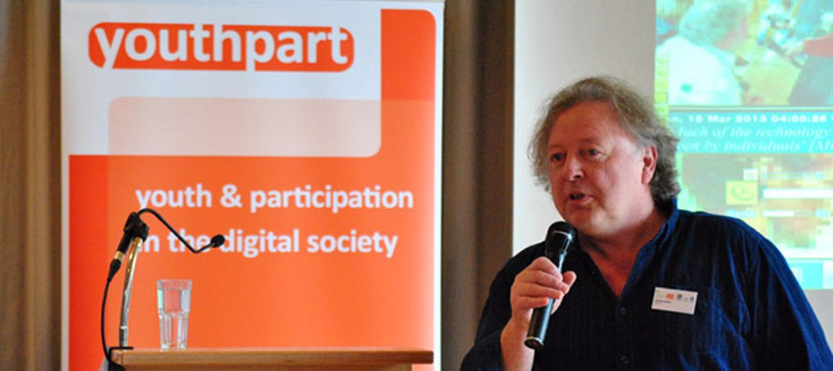 Youthpart-Koordinator Jürgen Ertelt beim 14. Gautinger Internettreffen