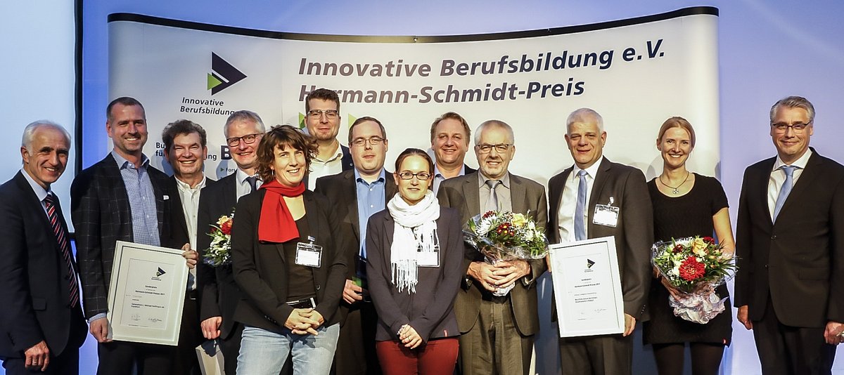 Gruppe der Preisträger des Hermann Schmidt Preis 2017