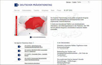 Screenshot des Internetangebotes "DPT-News", (c) Deutscher Präventionstag