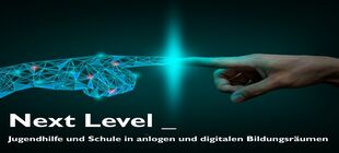 Banner zur Online-Fachtagung „Next Level“