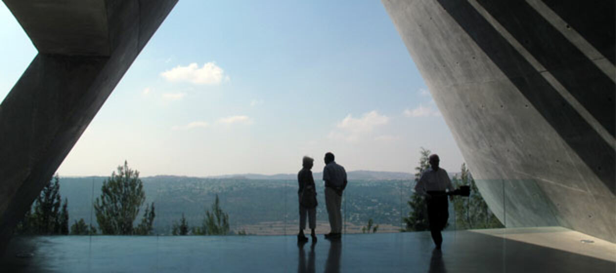 In der Holcaust-Gedenkstätte Yad Vashem