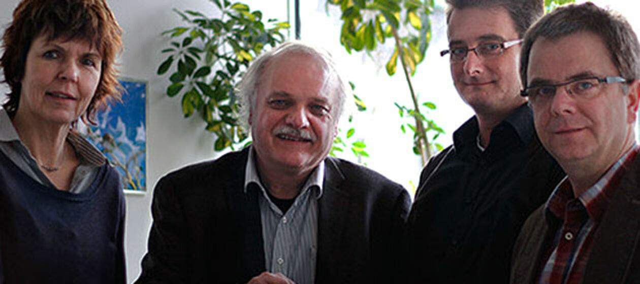 Katja Friedrich, Prof. Dr. Horst Niesyto, Prof. Dr. Sven Kommer und Rüdiger Fries