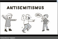 Screenshot des Startbildes des Films "Antisemitismus  begegnen", (c) bpb
