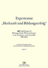 Cover "Expertenrat Herkunft und Bildungserfolg", (c) MKJS BW