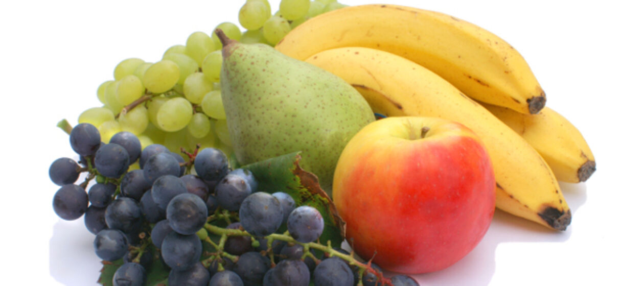 Verschiedene Sorten Obst