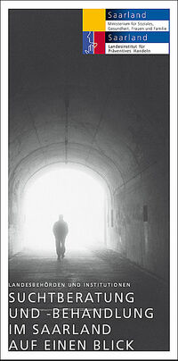 Junger Mann geht aus einem Tunnel heraus ins Licht, (c)  Ministerium für Soziales, Gesundheit, Frauen und Familie des Saarlandes