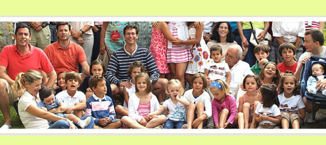 Das Homepagebild des Verbandes kinderreicher Familien e.V.