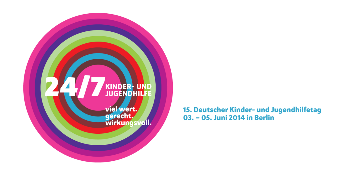 Logo des 15. Deutschen Kinder- und Jugendhilfetages