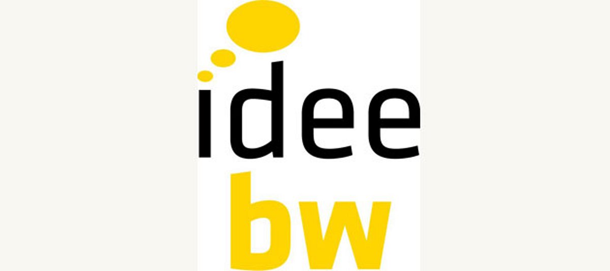 Logo des Ideenwettbewerbs mit dem Schriftzug: Idee BW