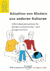 Deckblatt der Broschüre "Adoption von Kindern aus anderen Kulturen"