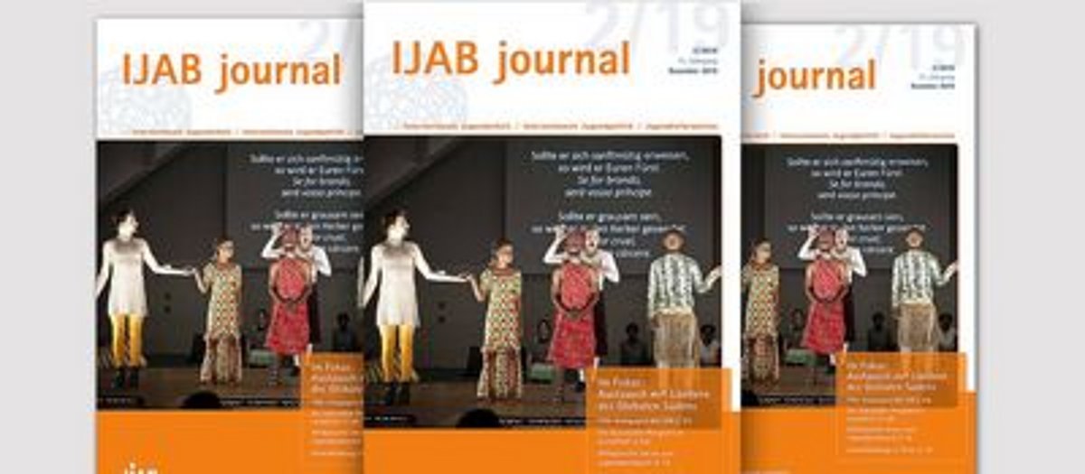 Collage mit Titelbild der aktuellen Ausgabe des Journals 