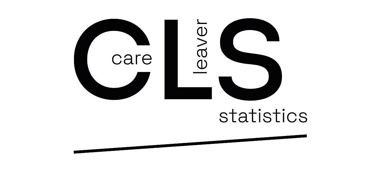 Schwarzer Logoschriftzug auf weißem Grund: Care Leaver Statistics