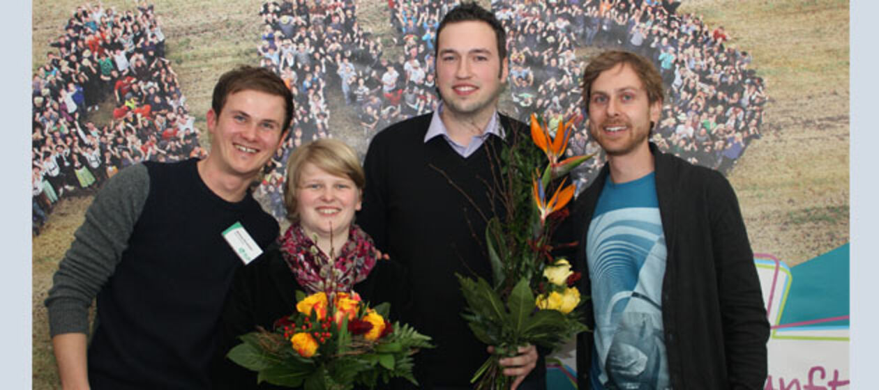v.l.n.r.: Wolfgang Ehrenlechner, Karin Silbe, Stephan Barthelme, Daniel Steiger