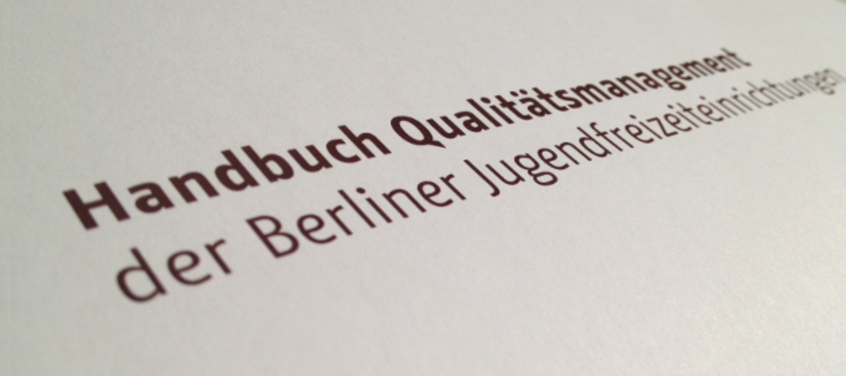 Handbuch Qualitätsmanagement der Berliner Jugendfreizeiteinrichtungen