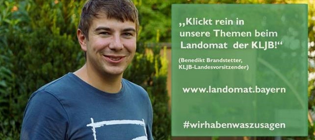 Benedikt Brandstetter stellt den Landomat zur Landtagswahl in Bayern vor