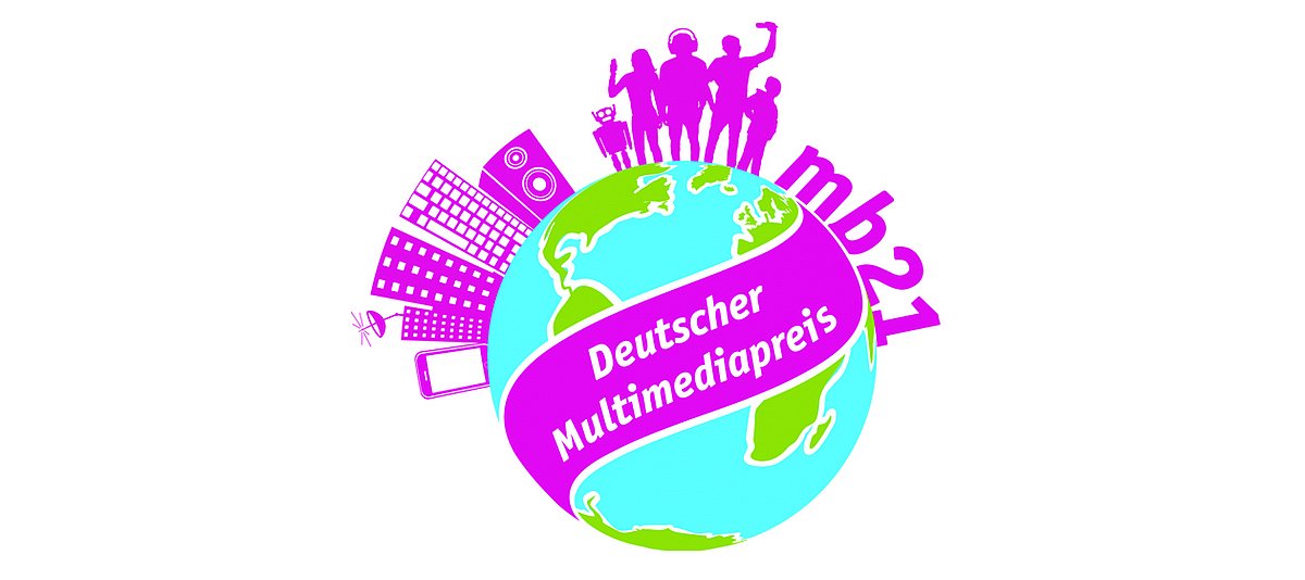 mb21 Logo mit Weltkugel