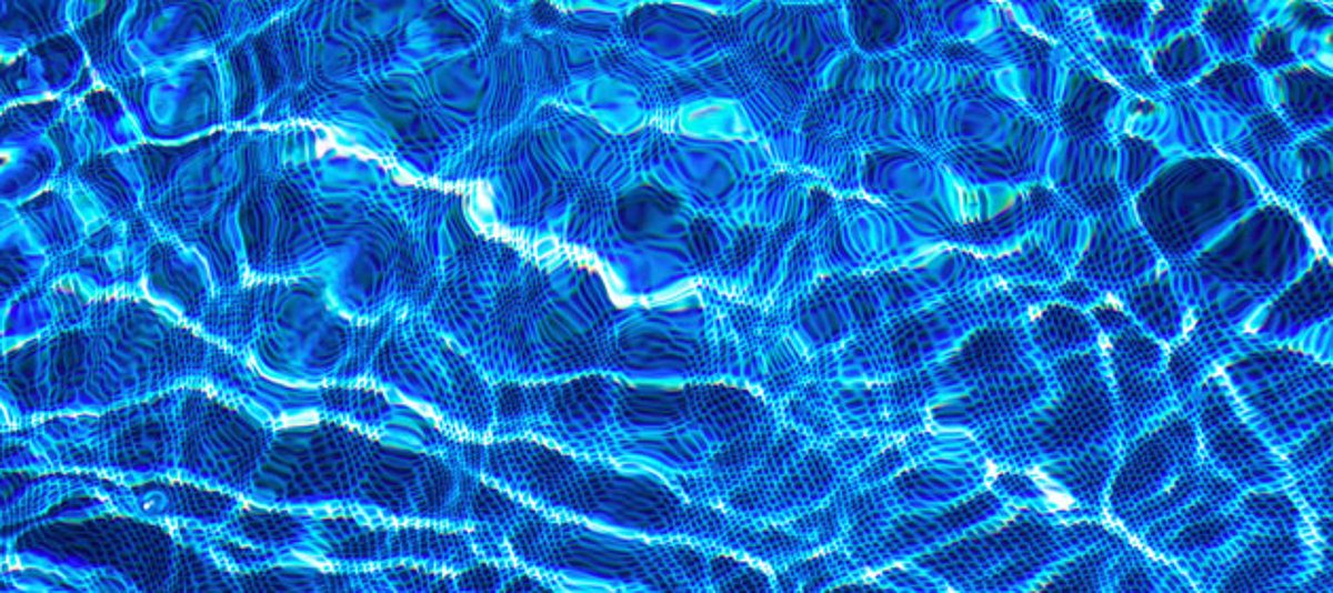 Blaues Wasser