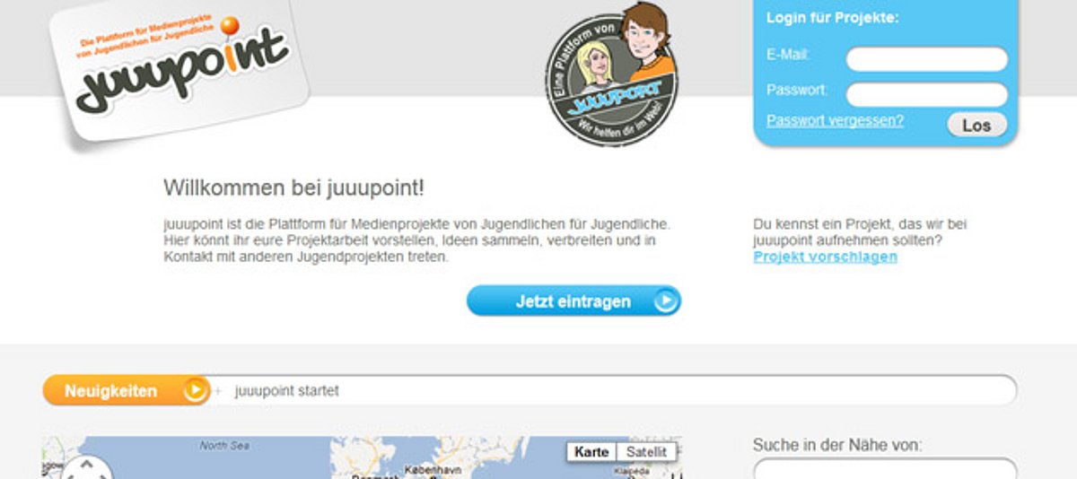 Screenshot juuupoint.de
