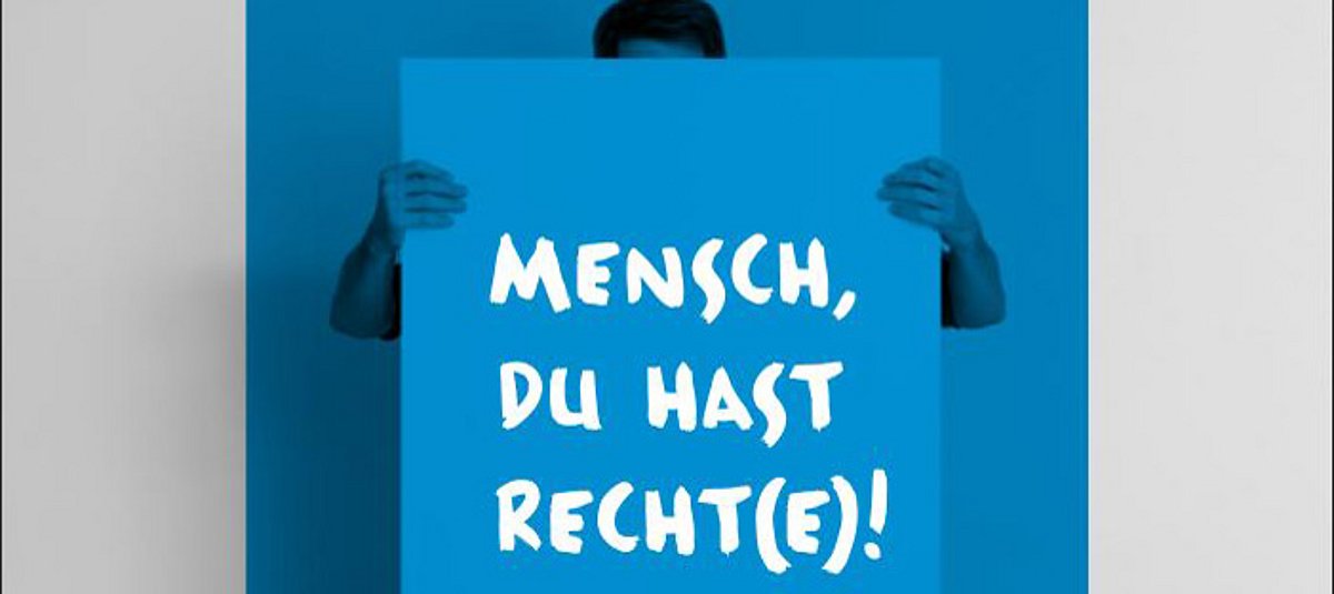Plakatwettbewerb der Anne Frank Stiftung: Mensch, Du hast Recht(e)!