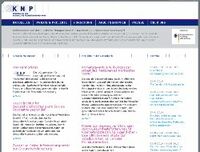 Screenshot des Web-Portals