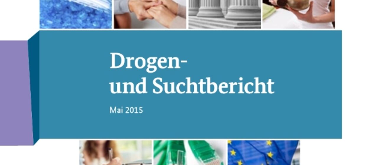 Cover des Drogen- und Suchtbericht 2015