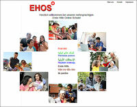 Screenshot der Eingangsseite der Erste Hilfe Online Schule