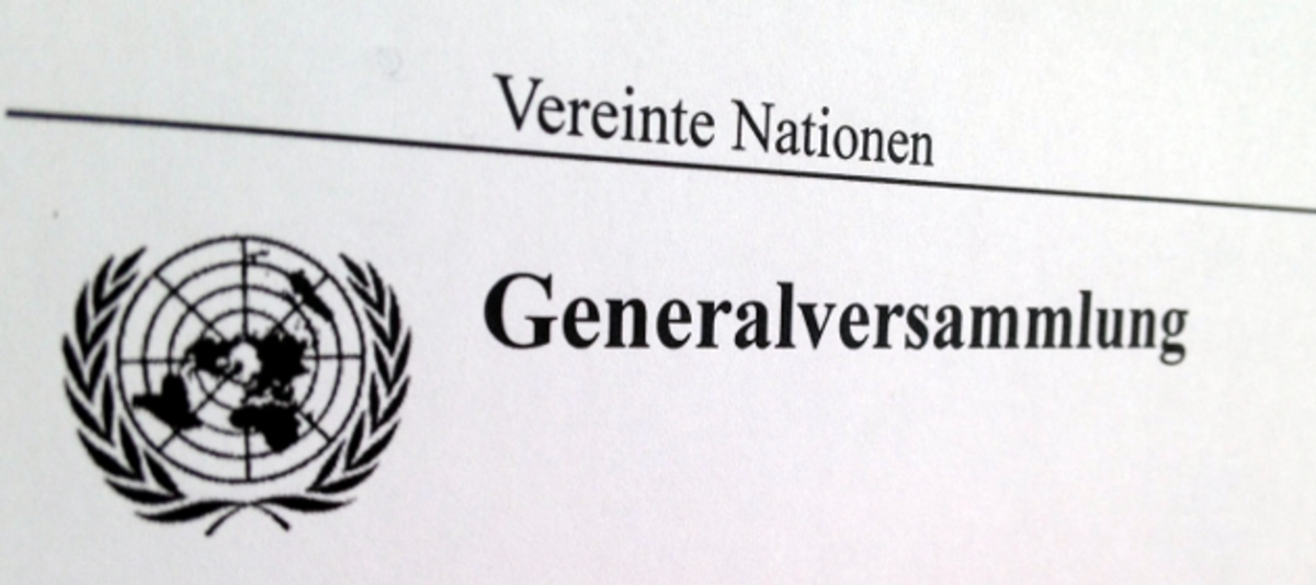 Logo Vereinte Nationen - Generalversammlung