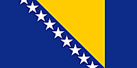 Flagge Bosnien und Herzegowinas, Quelle: Wikipedia, Kseferovic