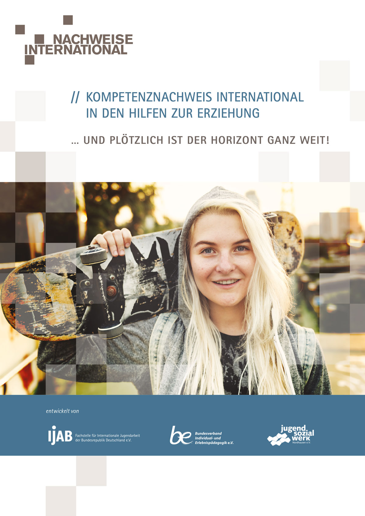 Cover Kompetenznachweis International – Handreichung für den Einsatz in den Hilfen zur Erziehung